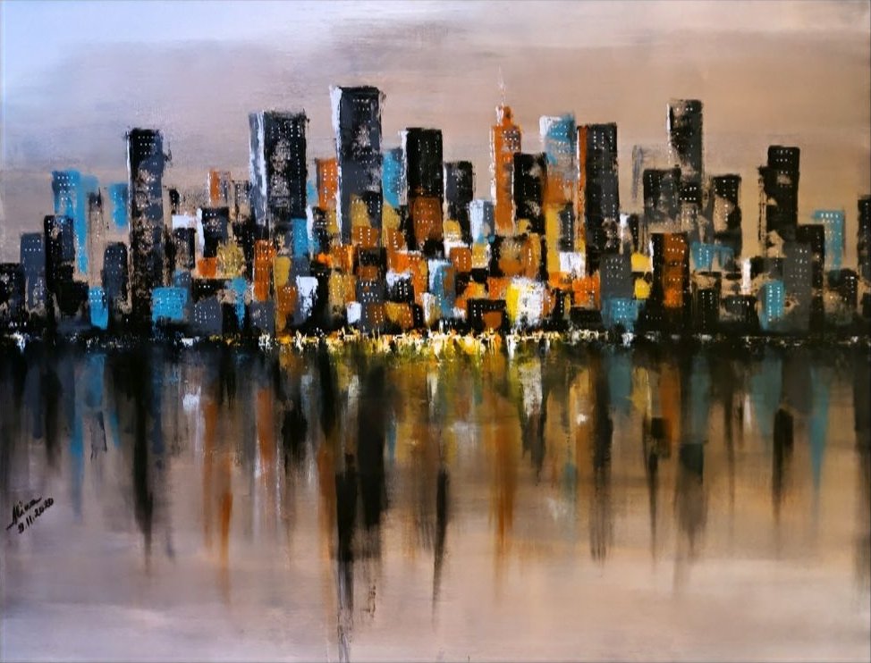 ArteDiAlina.com painting: Metropolitan Fall